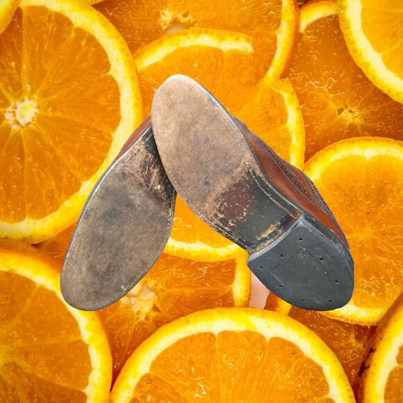 Crown Imperial Brown Leather Oxfords Size 8D - Picture 10 of 10